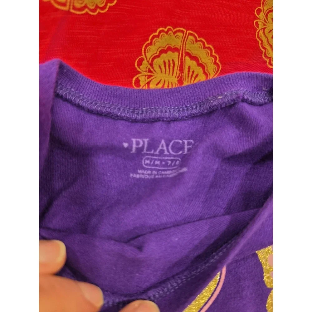 Girls Size Medium 7/8 Lot 4 Piece Tea Brand Dress Disney Skort Back To School